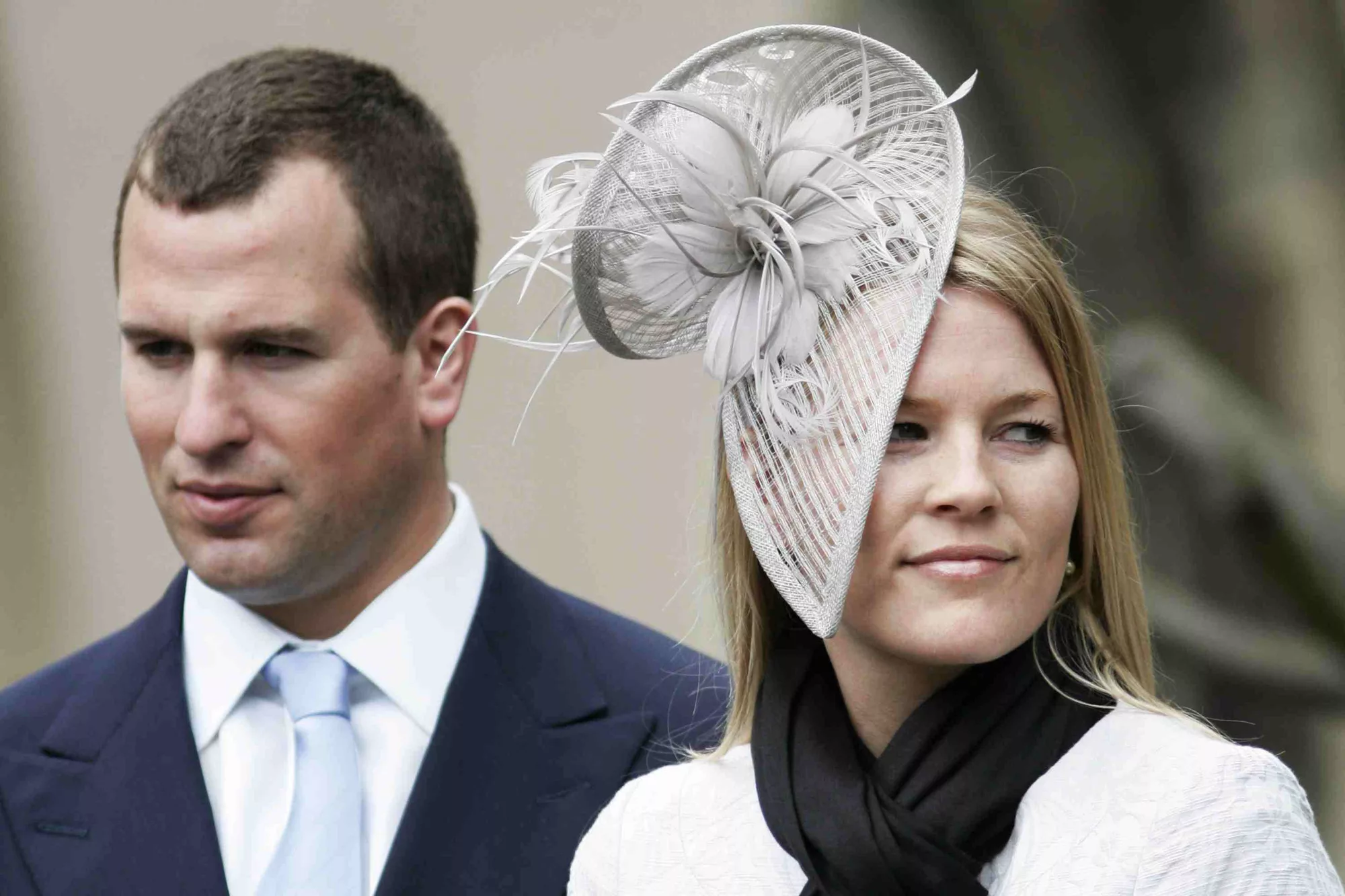 The Queen's eldest grandson, Peter Phillips, with ex-wife Autumn