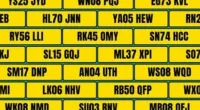 There are two number plates that stand out