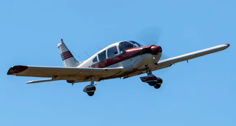 A young pilot, 25, begged an air traffic controller for help before he died in a fatal plane crash on Tuesday (stock photo)