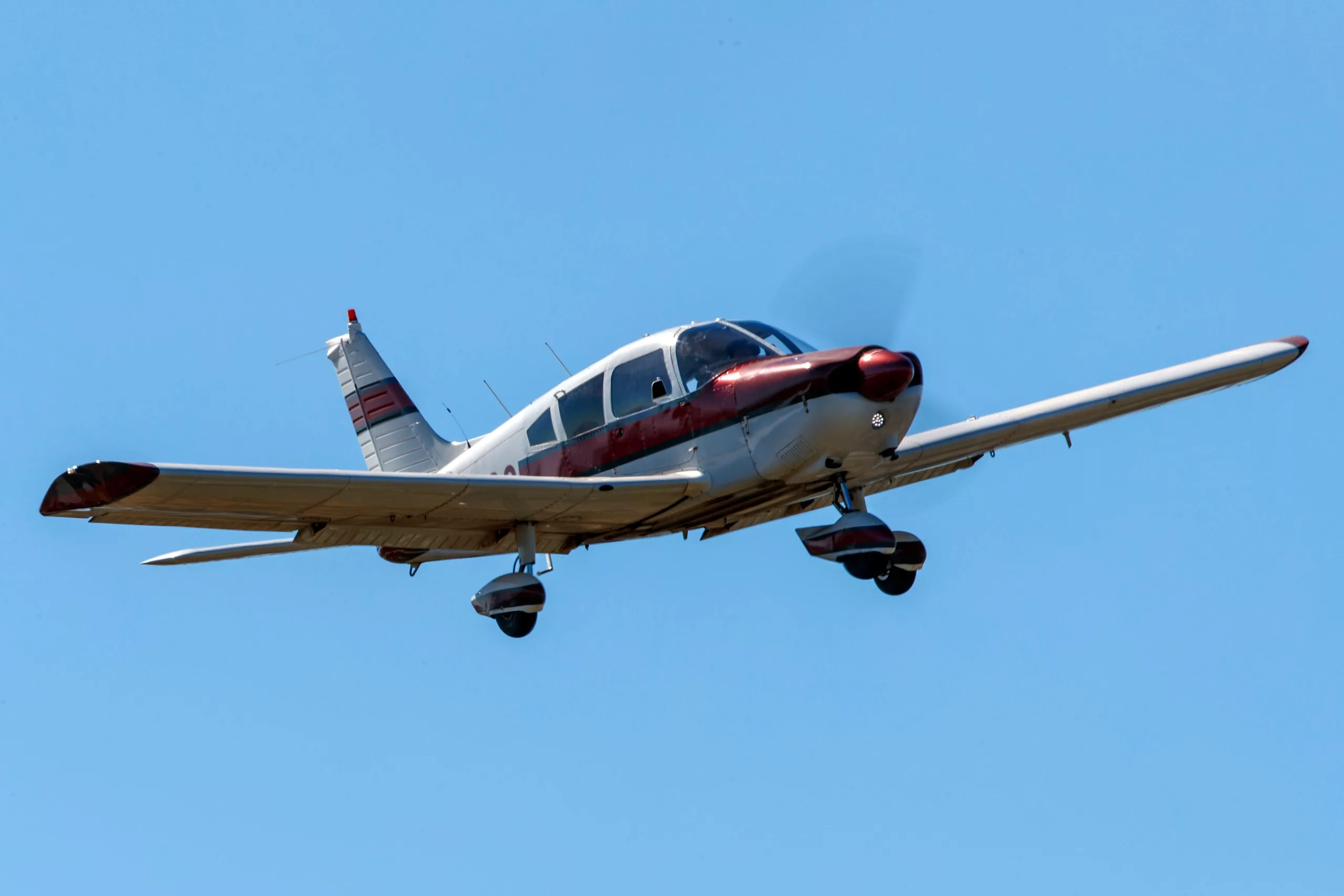 A young pilot, 25, begged an air traffic controller for help before he died in a fatal plane crash on Tuesday (stock photo)