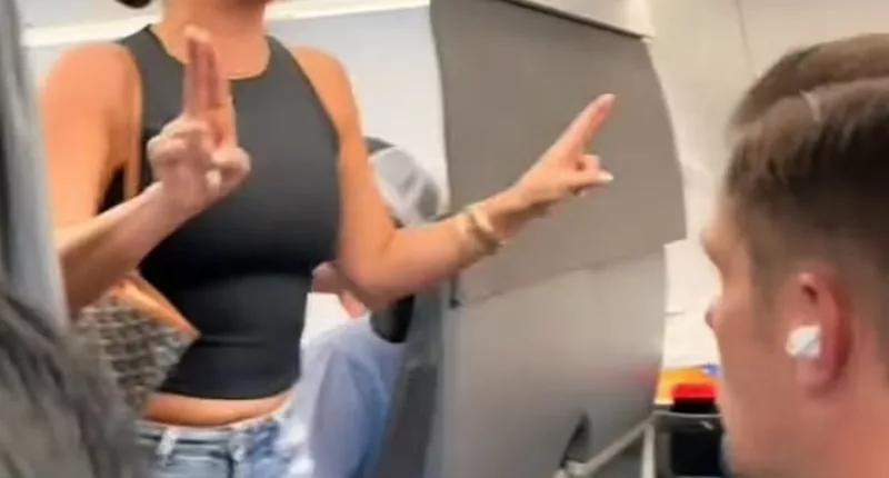 Tiffany Gomas was dubbed 'crazy plane lady' following her viral rant on July 2