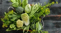 leafy green vegetables