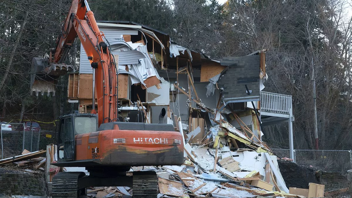 Aerial images show fully demolished Idaho murder house