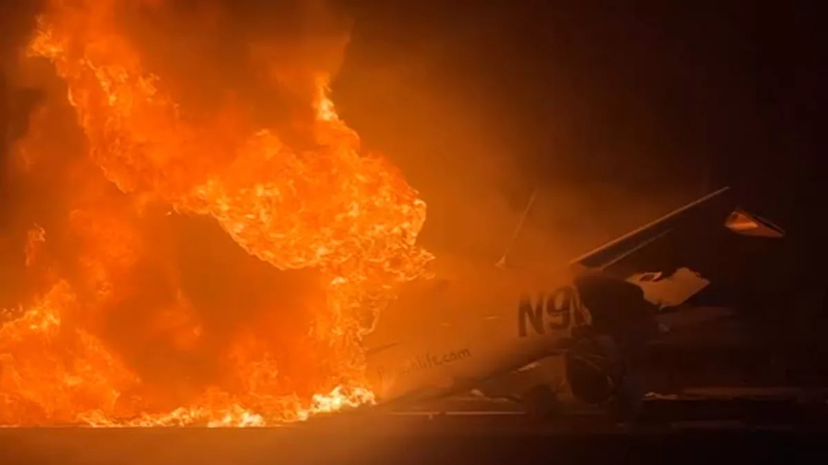 Airplane makes emergency landing on a North Carolina highway