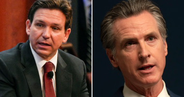 CA Gov. Gavin Newsom and Florida Gov. Ron DeSantis lob insults and talk some policy in red state vs. blue state Fox News debate