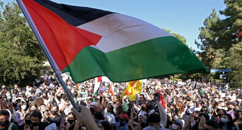 California city latest community to raise Palestinian flag on public flagpole