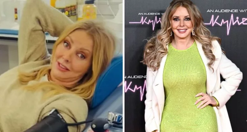 Carol Vorderman inundated with praise as she shares update from hospital bed