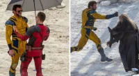 Deadpool spoiler photos show Ryan Reynolds and Hugh Jackman nastily killing huge villain