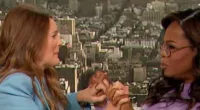 Drew Barrymore blasted for caressing Oprah Winfrey's arm in interview