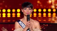 Eve Gilles the recent Miss France with a pixie cut hairstyle