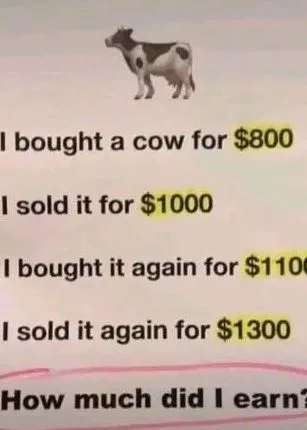You might just have a high IQ if you can solve the 'absurd' cow riddle and get the right answer