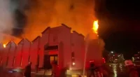 Fire destroys Los Angeles church hours before Christmas toy drive event
