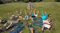 Friends of Alex Batty on Facebook include people who appear to live off-grid and practice rituals and meditation