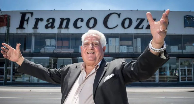 Melbourne furniture store icon Franco Cozzo has died at 87