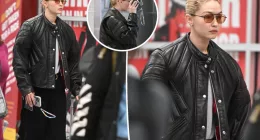 Gigi Hadid seen with stern look on her face in first sighting since inflammatory Israel post