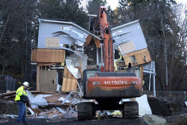 House Where Four University of Idaho Students Were Killed is Demolished