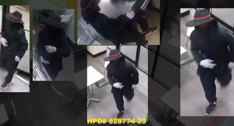 Houston robbery suspect dressed like Michael Jackson sought for Subway heist