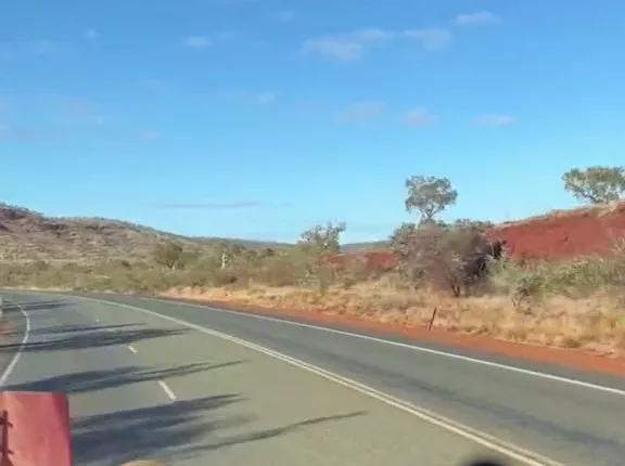 Kerekere drives trucks in the Australian Outback, including the famed Pilbara