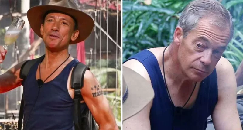 ITV I'm A Celeb's Nigel Farage in rule break over naked antics, Frankie Dettori hints