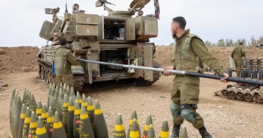 The IDF says 100,000 shells have been fired since the start of the war