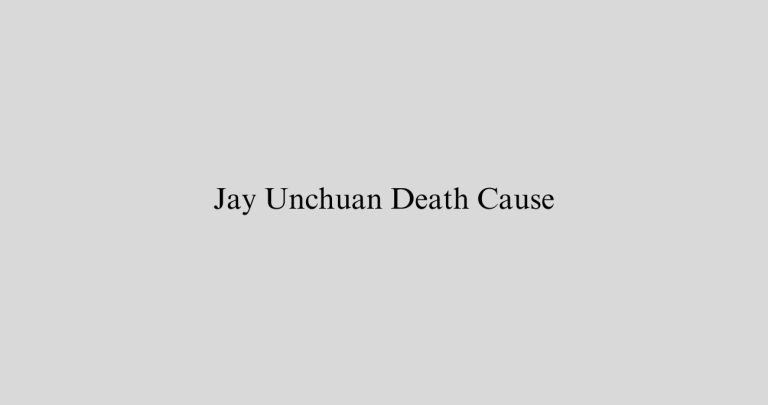 Jay Unchuan Death Cause And Obituary: Coach Found Dead