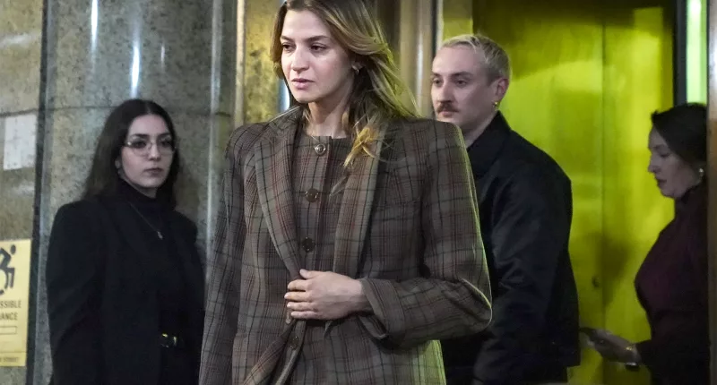 Grace Jabbari leaves court in new york city