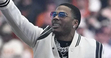 Nelly performs the Big 12's first-ever halftime show