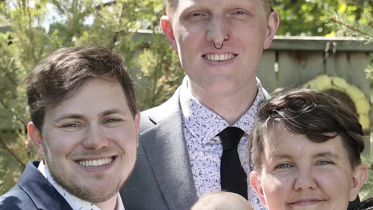 Our baby has THREE co-parents and we're raising them genderless