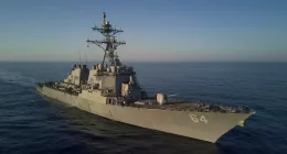 Pentagon says an American warship under attack in the Red Sea