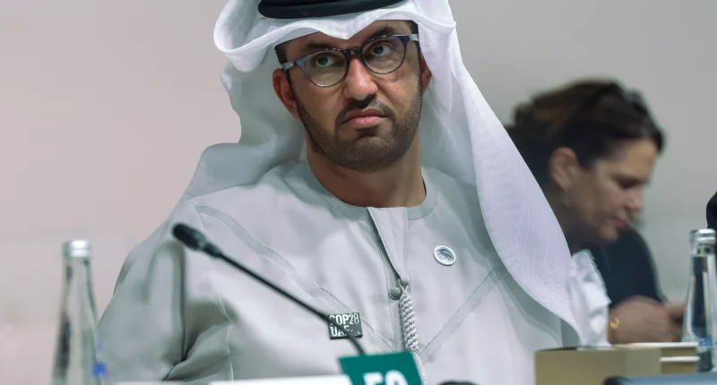 Footage uncovered by The Guardian showed Sultan Ahmed Al Jaber saying he believed phasing out the use of petrol and gas would not reduce the global temperature