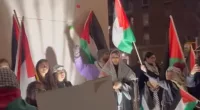 Pro-Palestine protestors crash NYC Christmas caroling event