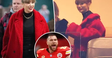 Taylor Swift attends Travis Kelce's Chiefs vs. Packers game in Green Bay