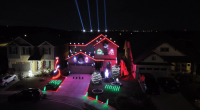 Texas family's home light show mistaken for aliens, draws out crowd