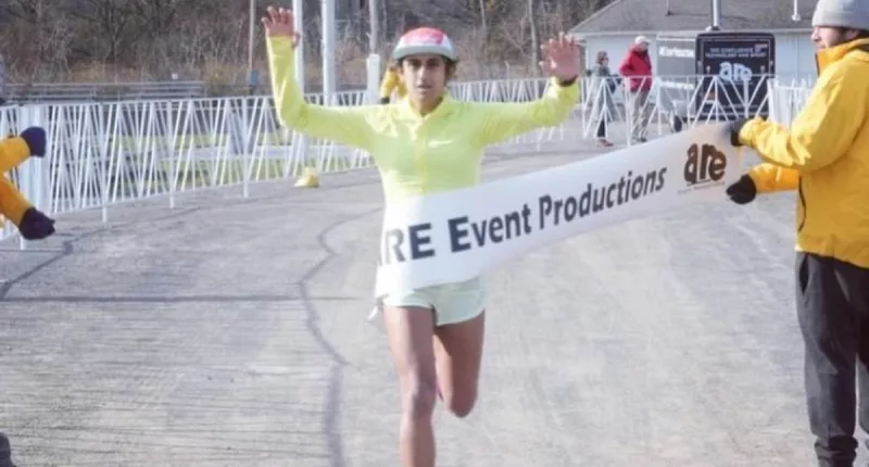 Transgender medical student is slammed for complaining about being 'embarrassingly slow' and 'out of shape' after winning women's New York state half marathon race - SIX MINUTES quicker than next place
