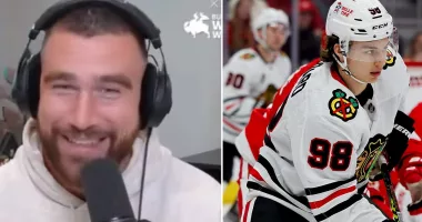 Travis Kelce invited to play hockey for Chicago Blackhawks