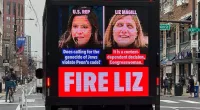 Truck billboards calling for Penn president's firing circle campus after Israel remarks