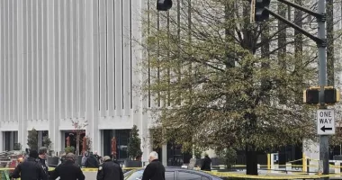 An extreme political protest outside the Israeli consulate in Atlanta left two people injured