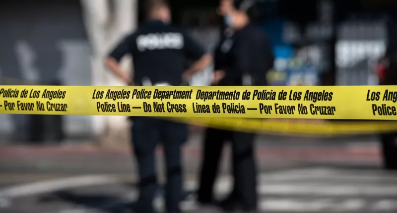 Police Tape in Los Angeles