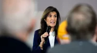 Republican presidential candidate former UN Ambassador Nikki Haley speaks during a campaign event, Thursday, Jan. 11, 2024, in Cedar Rapids, Iowa. (AP Photo/Charlie Neibergall)