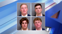 4 charged after dead longhorn placed on OSU fraternity lawn
