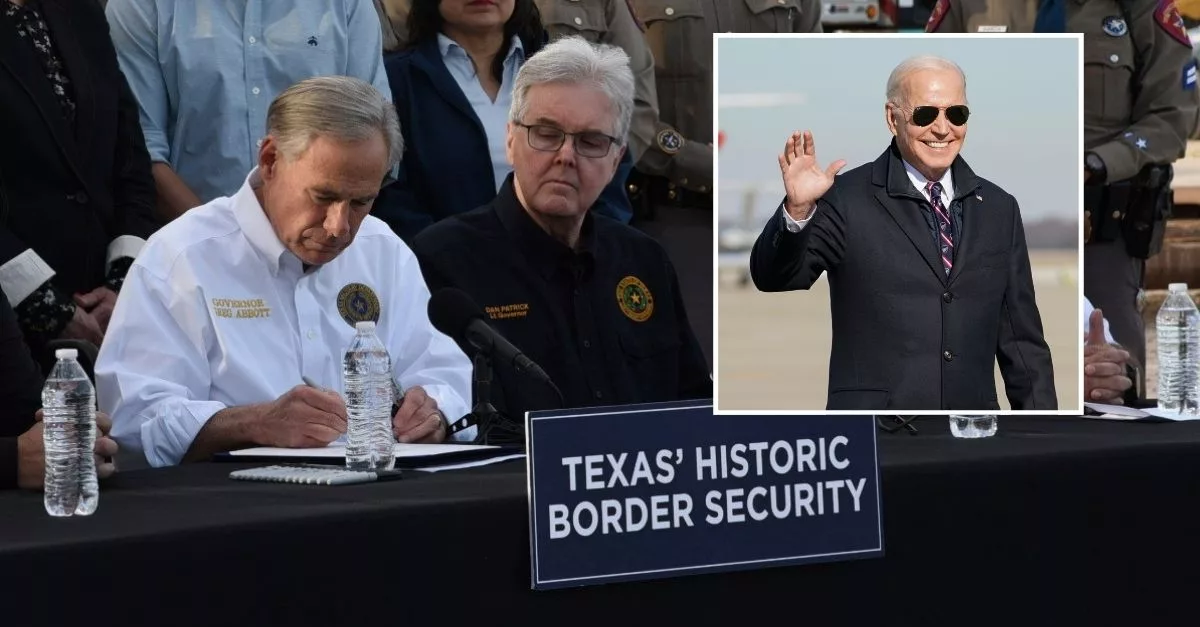 Biden sues Texas over illegal border crossing law