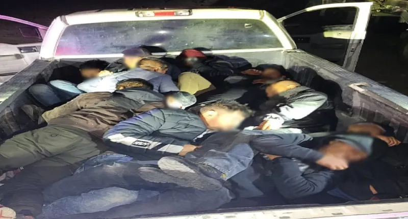 Border Patrol catches 40 illegal migrants stuffed into several vehicles