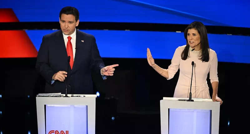DeSantis, Haley get heated over Ukraine funding