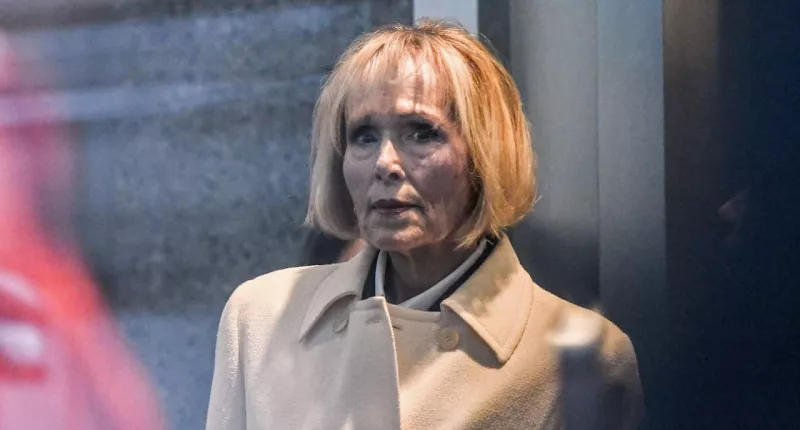 A woman in a trench coat