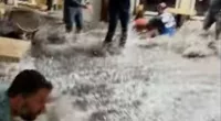 Victims grabbed on to whatever they could to avoid being swept away