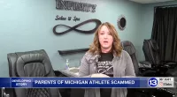 Thomason was scammed out of $250 after she was made to believe her son had been arrested following Michigan's football team's National Championship win