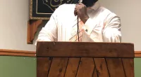 Imam Hassan Sharif was attacked outside of a Newark mosque on Wednesday morning