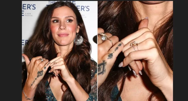 Joss Stone Hand Tattoo