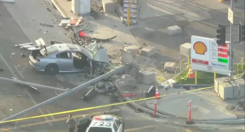 Los Angeles man no-bailed in deadly police chase caught on video skips court and ghosts lawyer: report