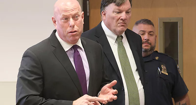 Rex Heuermann appears in court with his lawyer